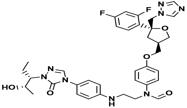 Posaconazole Desethylene Monoformyl Impurity / Posaconazole Impurity C